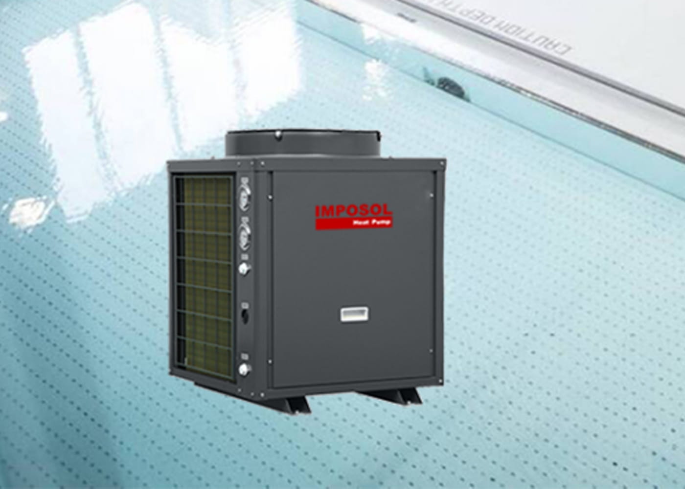 15 kW Fixed Speed & EVI Commercial Air to Water Heat Pump Heating / Cooling Swimming Pool